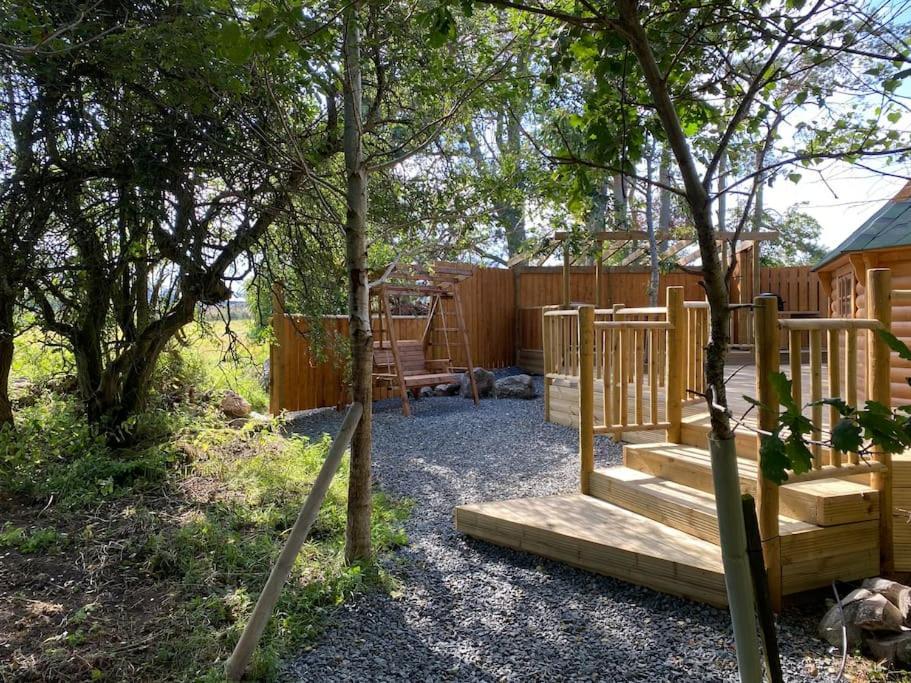 Craigshannoch Luxury 1 Bed Woodland Lodge Hot Tub Kintore Екстериор снимка